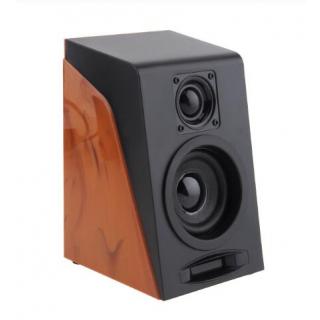 Ancient 6W Mini USB 2.0 Computer Speaker Wood Subwoofer Small PC Speakers with 3.5mm Stereo Jack Desktop