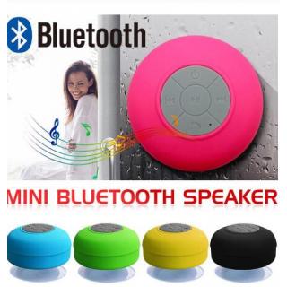 Portable Waterproof Mini Bluetooth Speaker Wireless Handsfree Speakers With Suction Cup For Showers Bathroom