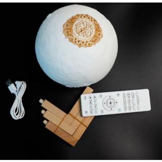 Quran Bluetooth Speakers Remote Control LED Nigt Moon Lamp Quran Speaker Y4QD