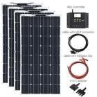 400W Flexible Solar Panel 4x100 System Kits Solar Module Monocrystalline Cell 40A Solar Charger Controller