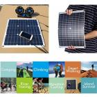 Waterproof 60W 12V/24V Dual Output USB+DC Port Solar Panel Battery Charge With 10/20/30A Dual USB Controller Regulator