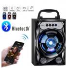 Protable Bluetooth Speaker Wireless Bass Stereo Sound System With Led Light Speaker Support TF Card