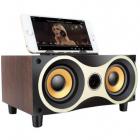 esktop Portable Wooden Wireless Speaker Subwoofer Stero Bluetooth Speakers Support TF MP3 Player