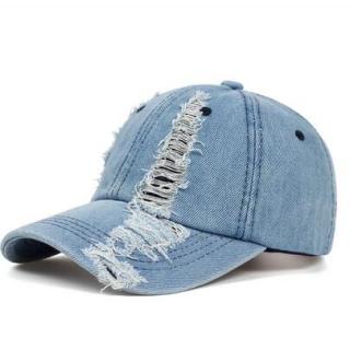 spring and autumn fashion worn denim cap summer outdoor leisure visor hat trend hole baseball caps hip hop sport hats