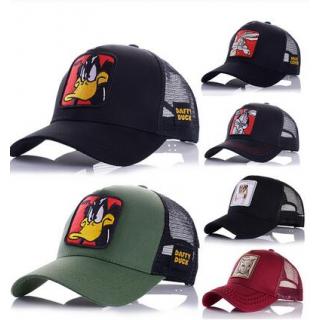 Hot Sell Baseball Cap Animal Embroidery Anime Cute Embroidery Summer Mesh Men's Ms. Outdoor Sunshade Dad Truck