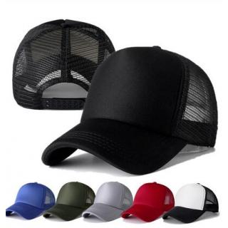 Unisex Cap Casual Plain Mesh Baseball Cap Adjustable Snapback Hats For Women Men Hip Hop Trucker Cap