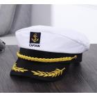 Adult Yacht Military Hats Boat Skipper Ship Sailor Captain Costume Hat adjustable Cap Navy Marine Admiral for Men Women