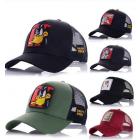 Hot Sell Baseball Cap Animal Embroidery Anime Cute Embroidery Summer Mesh Men's Ms. Outdoor Sunshade Dad Truck
