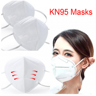 1pc Disposable Mask KN95 Face Mask 95% Filtration Non-woven Fabric Protective Masks Dust Particles Pollution Filter