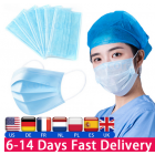 Fast delivery Hot Sale 3-layer mask 50pcs Face Mouth Masks Non Woven Disposable Anti-Dust Meltblown cloth Masks Earloops Masks